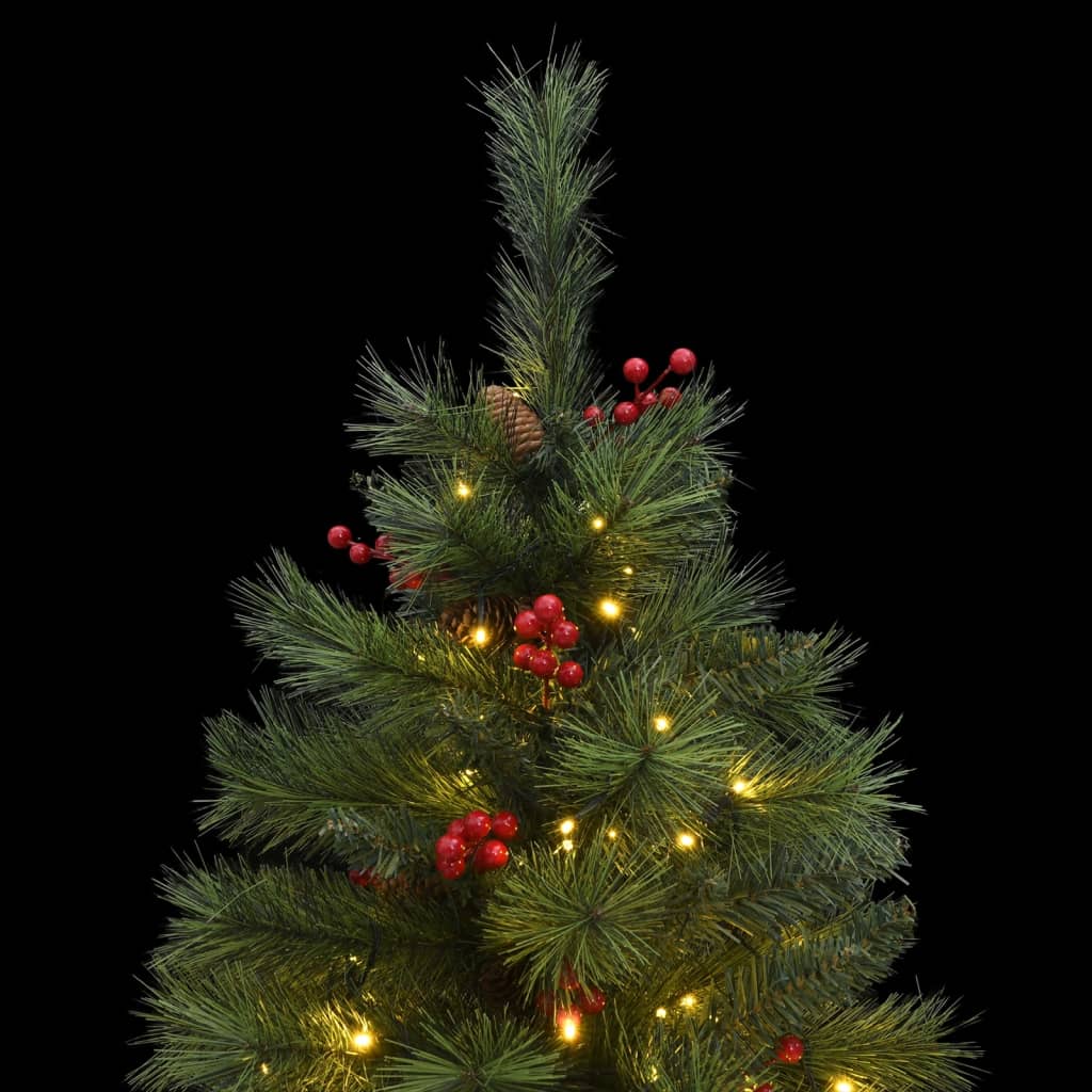 vidaXL Dirbtinė Kalėdų eglutė su šarnyrinėmis šakomis, 120cm, 150 LED