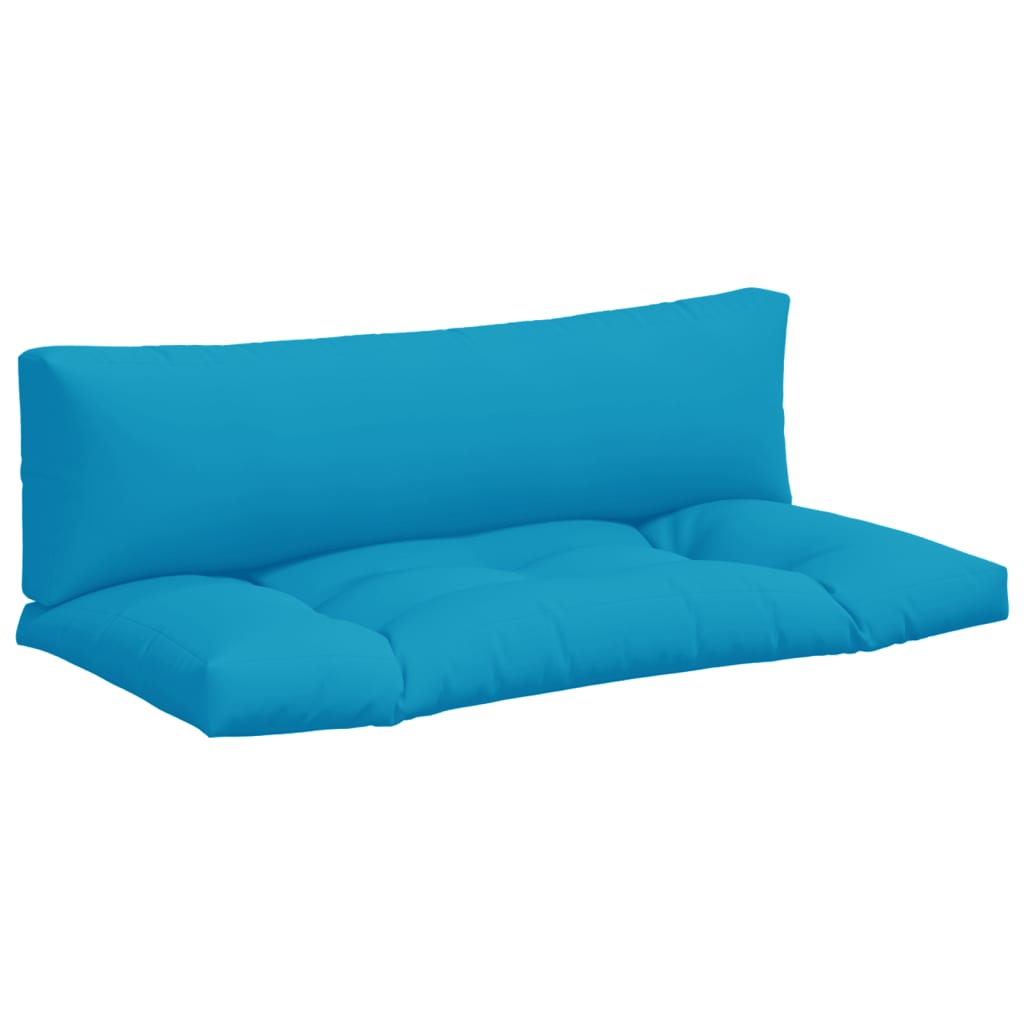 vidaXL Palečių pagalvėlės, 2vnt., mėlynos spalvos, audinys