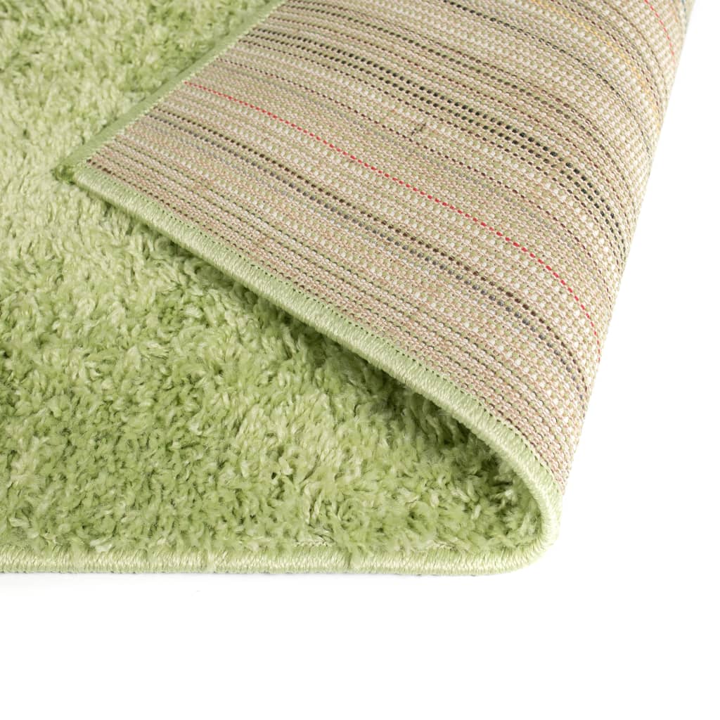 vidaXL Shaggy tipo kilimėlis, 80x150cm, žalias