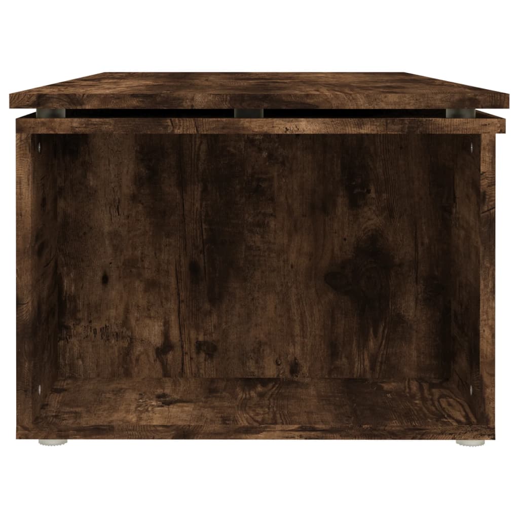 vidaXL Kavos staliukas, dūminio ąžuolo, 150x50x35cm, apdirbta mediena