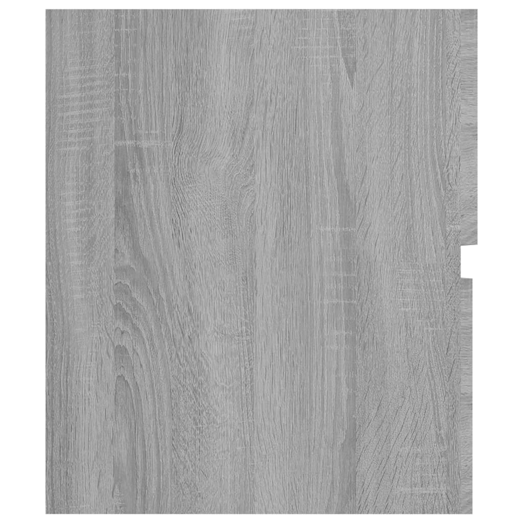 vidaXL Spintelė praustuvui, pilka ąžuolo, 80x38,5x45cm, mediena