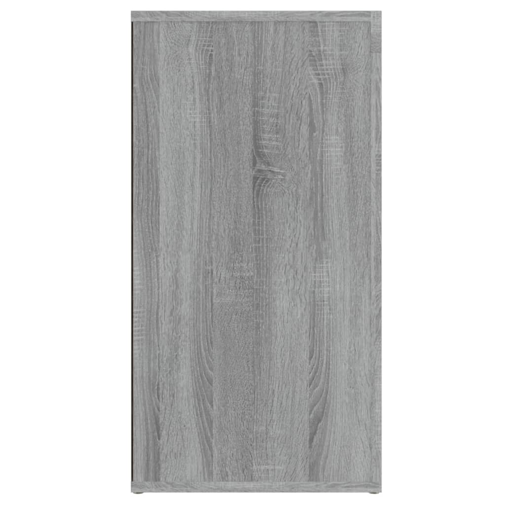 vidaXL Šoninė spintelė, pilkos ąžuolo spalvos, 120x36x69cm, mediena