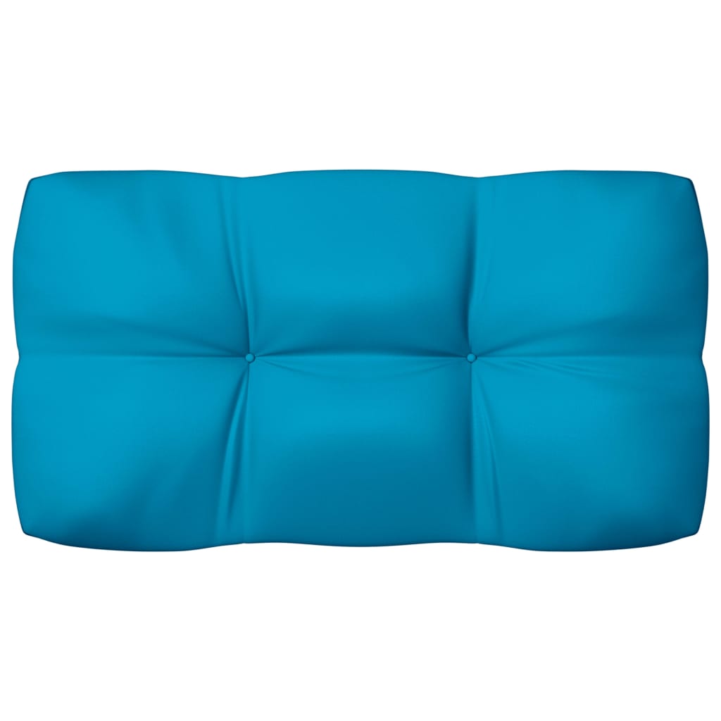 vidaXL Pagalvėlės sofai iš palečių, 7vnt., mėlynos spalvos