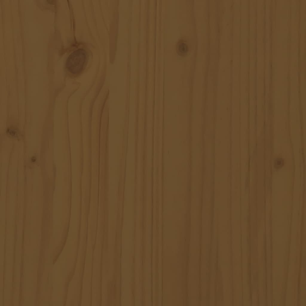 vidaXL Lova senjorams, medaus ruda, 100x200cm, pušies medienos masyvas