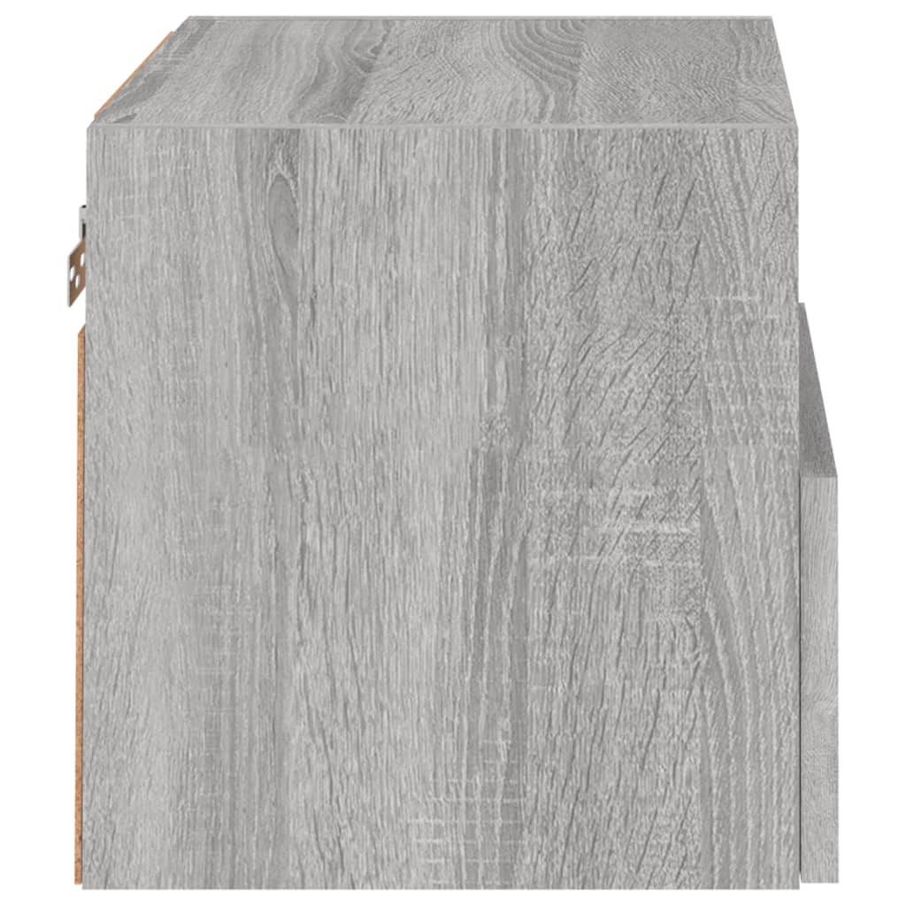 vidaXL Sieninė TV spintelė, pilka ąžuolo, 40x30x30cm, mediena