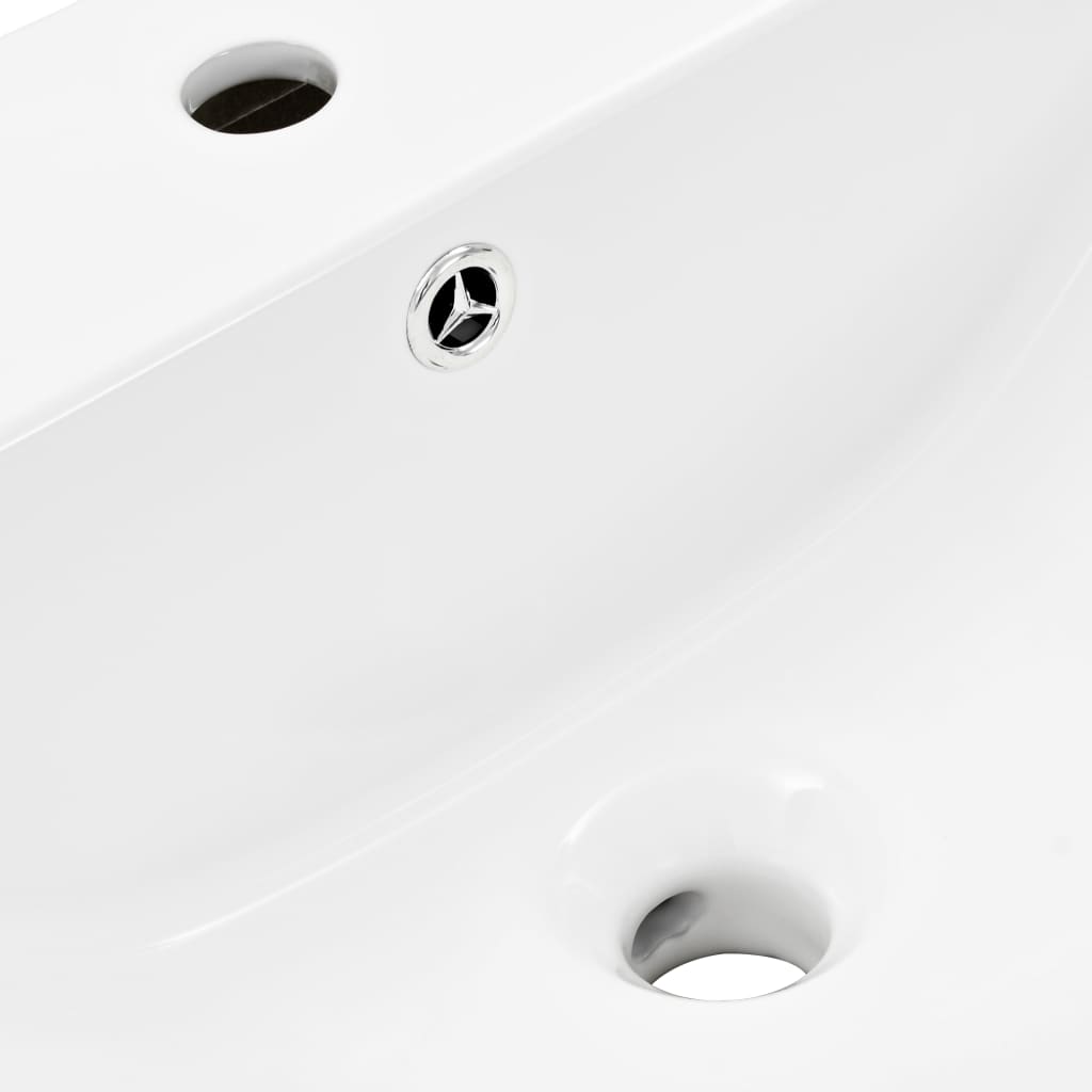 vidaXL Montuojamas praustuvas, baltas, 560x480x420mm, keramika