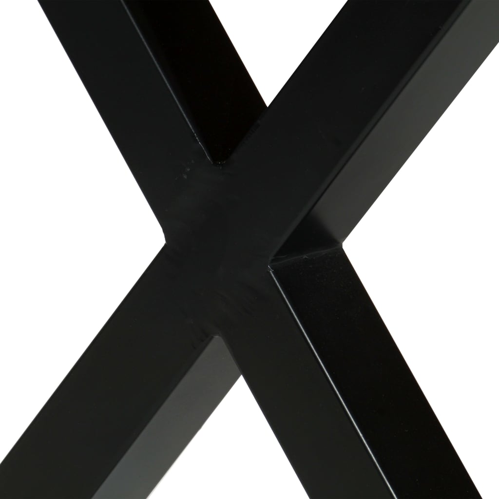 vidaXL Valgomojo stalas, 180x90x76 cm, perdirbtos medienos masyvas