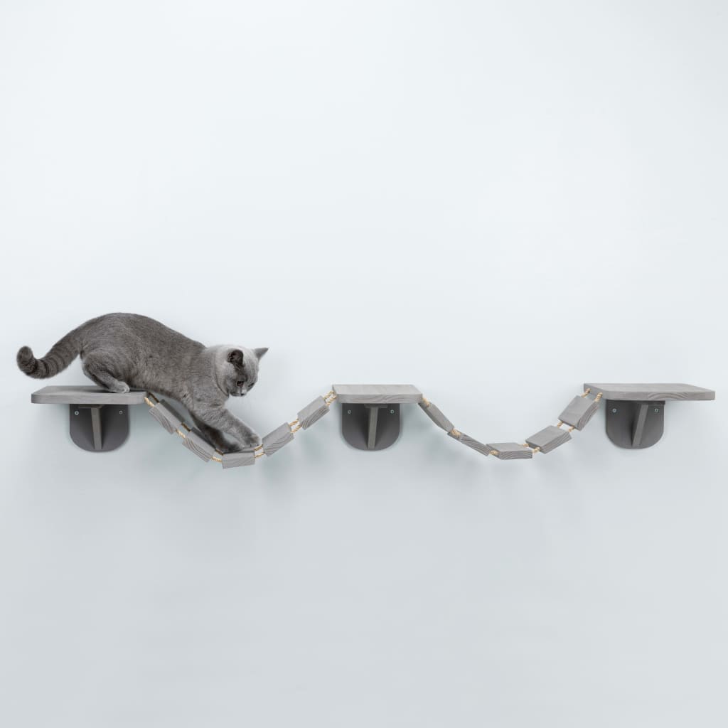 TRIXIE Prie sienos montuojamas tiltelis katėms, taupe sp., 150x30cm