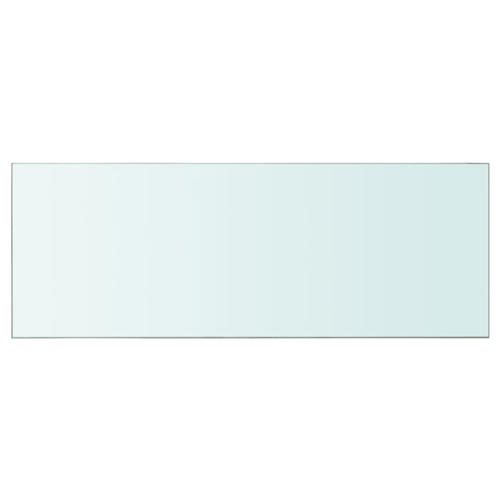vidaXL Lentynos plokštė, skaidrus stiklas, 80x30 cm