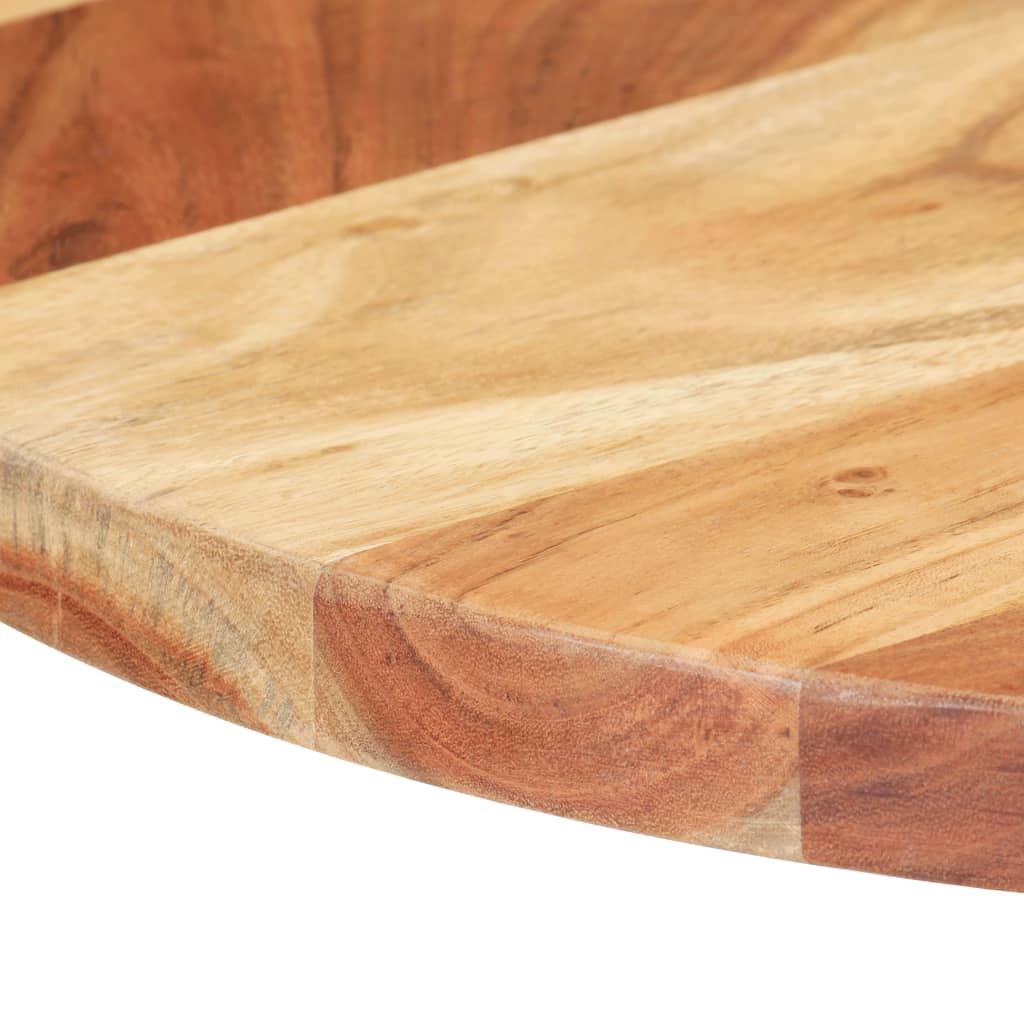 vidaXL Bistro staliukas, skersmuo 60x76cm, akacijos medienos masyvas