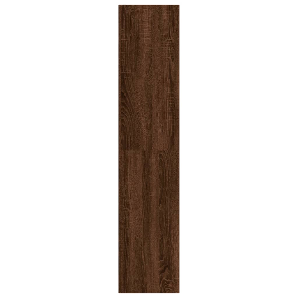 vidaXL Knygų/televizoriaus spintelė, ruda, 36x30x143cm, mediena
