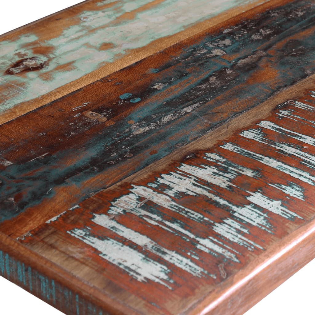 vidaXL Valgomojo stalas, perdirbtos medienos masyvas, 120x60x76 cm