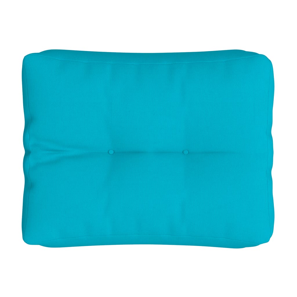vidaXL Paletės pagalvėlė, turkio spalvos, 50x40x12cm, audinys
