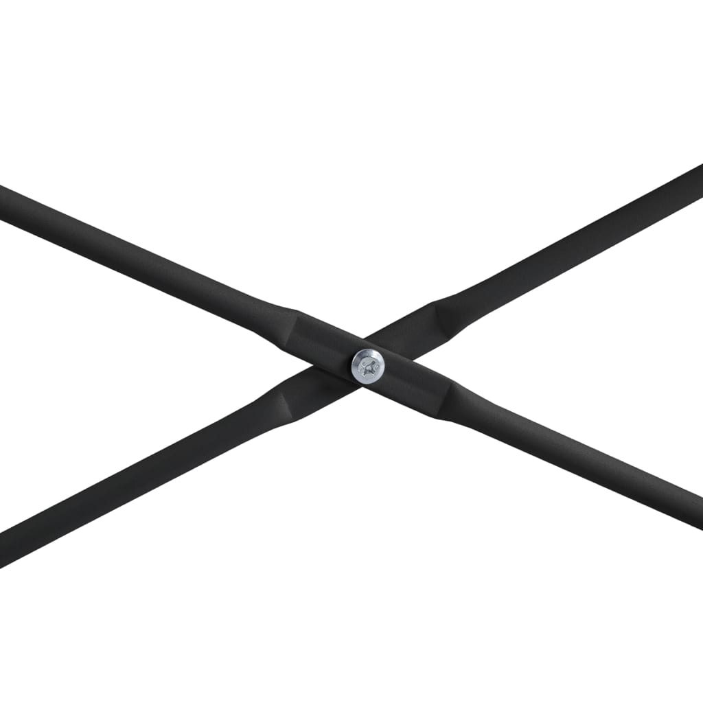 vidaXL Kompiuterio stalas, juodas, 110x60x70cm, apdirbta mediena