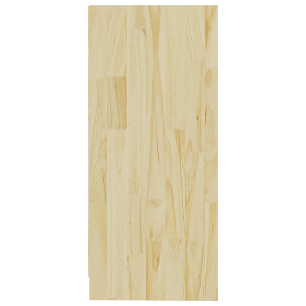vidaXL Šoninė spintelė, 35,5x33,5x76cm, pušies medienos masyvas