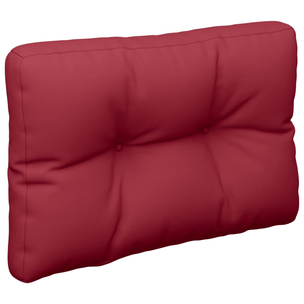 vidaXL Palečių pagalvėlės, 2vnt., raudonojo vyno spalvos, audinys