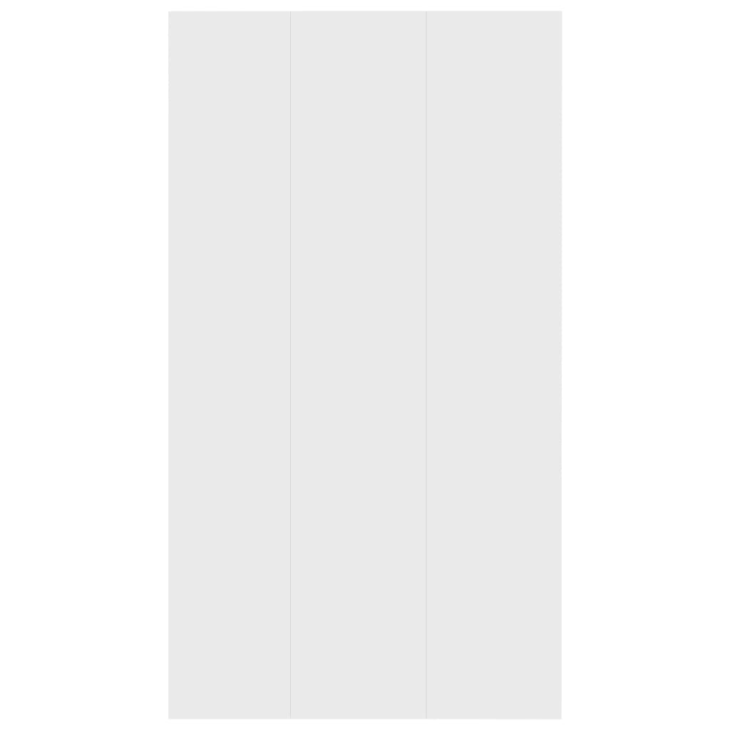vidaXL Knygų/šoninė spintelė, baltos spalvos, 66x30x98 cm, MDP