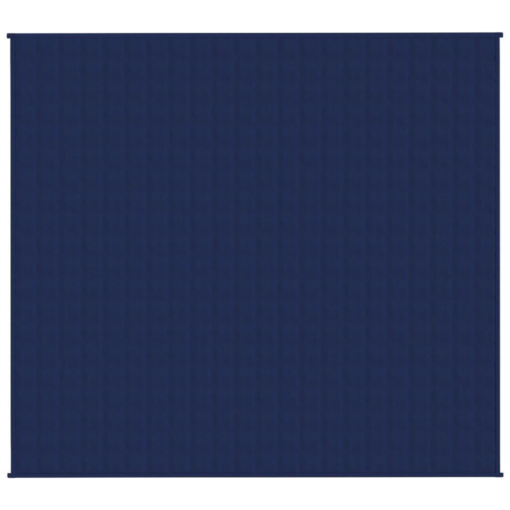 vidaXL Sunki antklodė, mėlynos spalvos, 200x220cm, audinys, 13kg