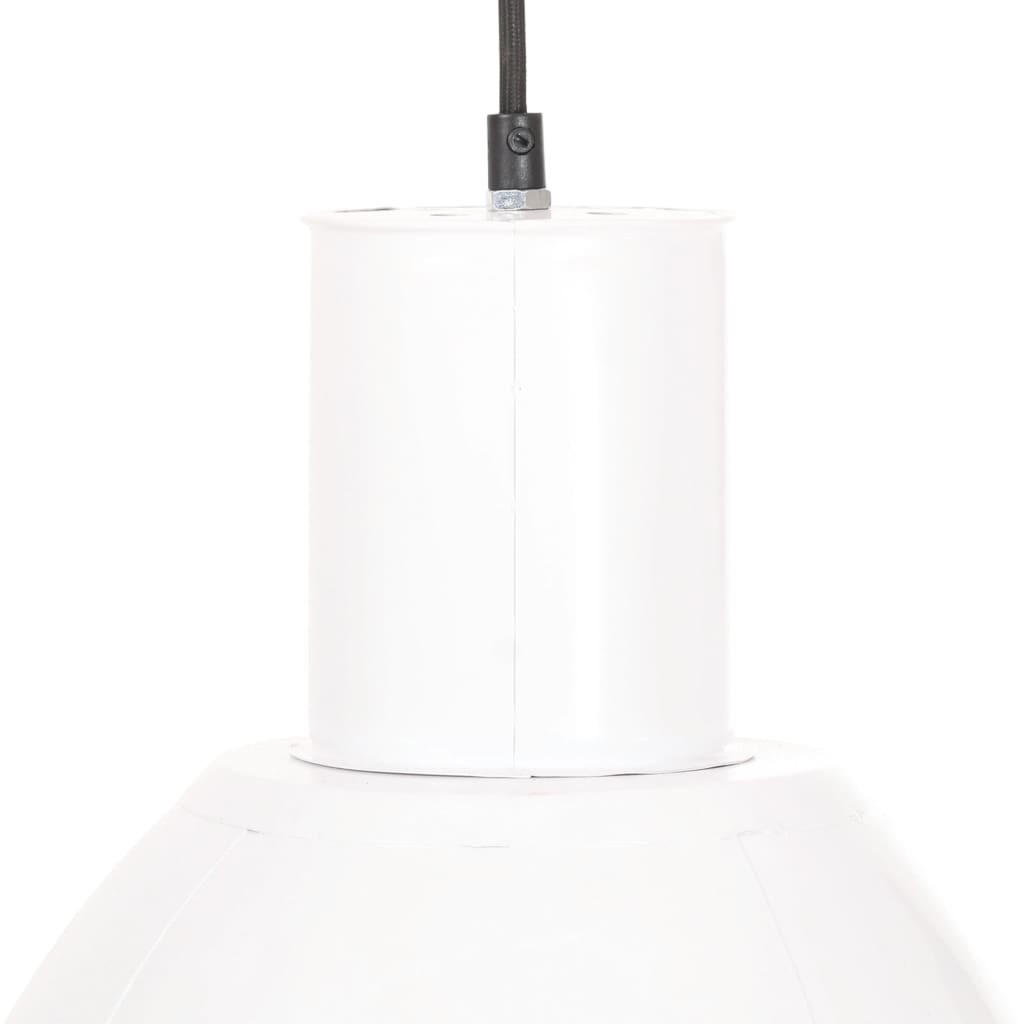 vidaXL Pakabinamas šviestuvas, baltas, 28,5cm, 25W, apskritas, E27