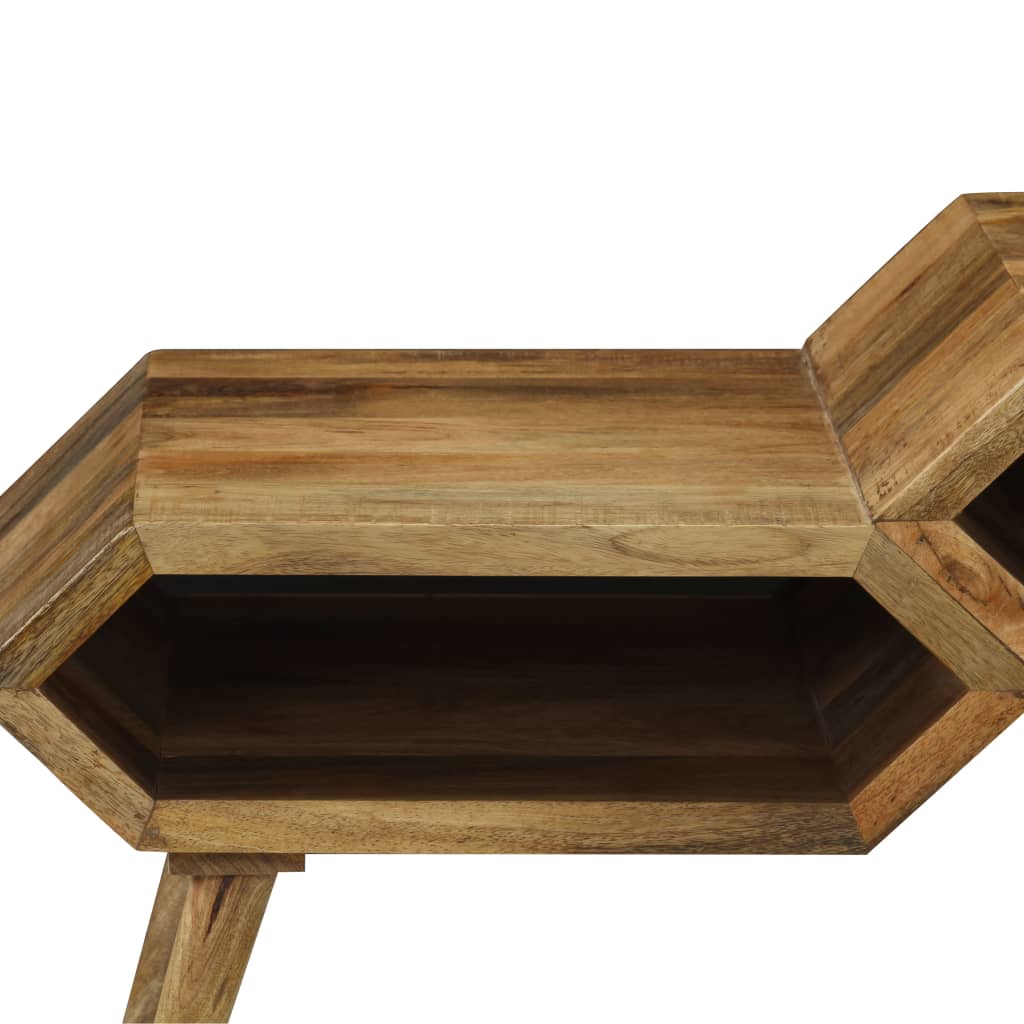 vidaXL Kavos staliukas, mango medienos masyvas, 104x50x45cm
