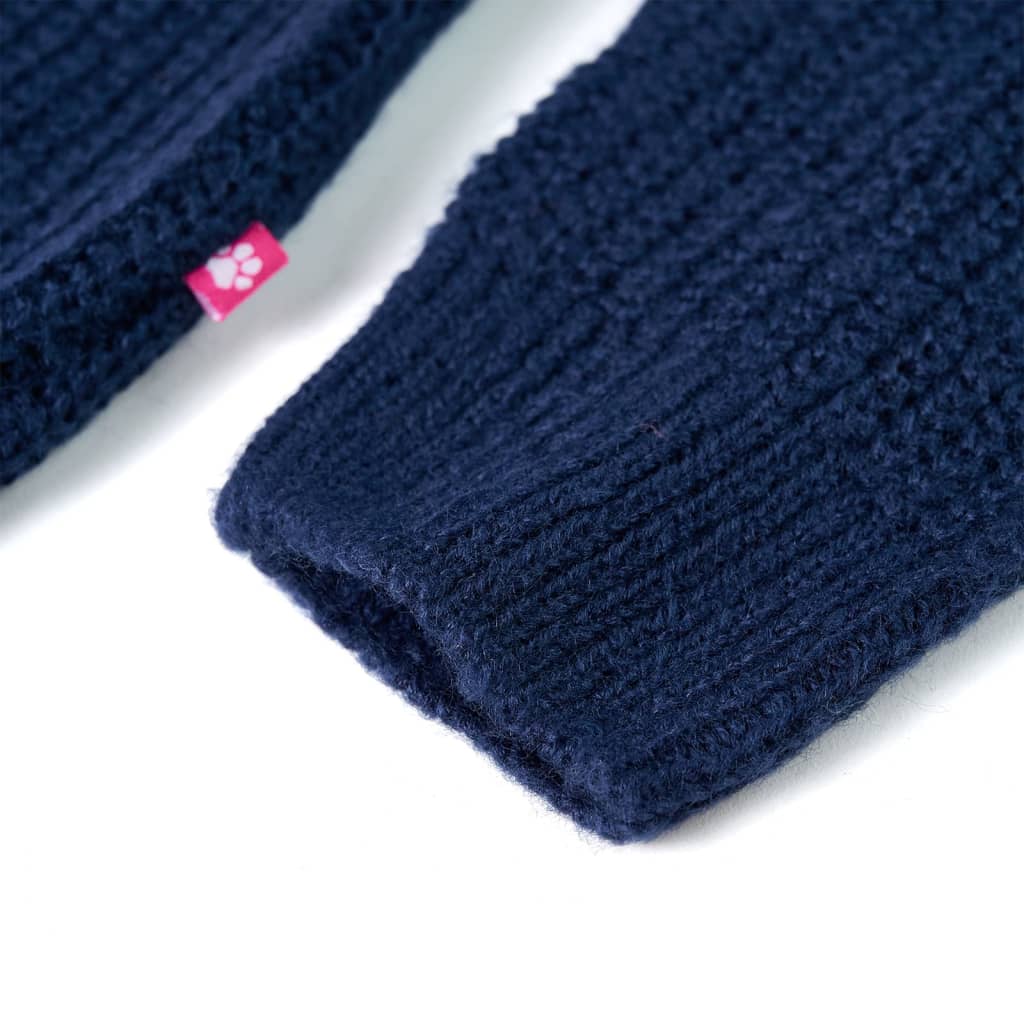 Vaikiškas megztinis, tamsiai mėlynos spalvos, megztas, 92 dydžio