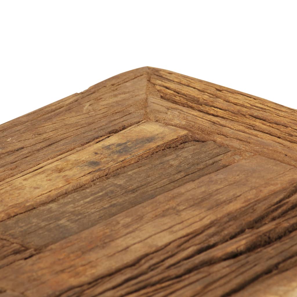 vidaXL Kavos staliukas, 70x70x30cm, perdirbtos medienos masyvas
