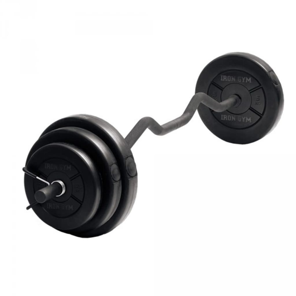 Iron Gym Reguliuojamos lenktos štangos rinkinys, 23kg, IRG033