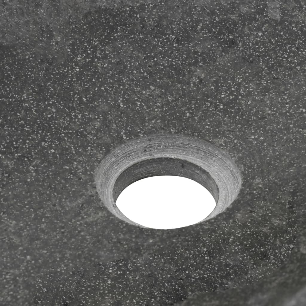 vidaXL Praustuvas, 60-70cm, upės akmuo, ovalo forma