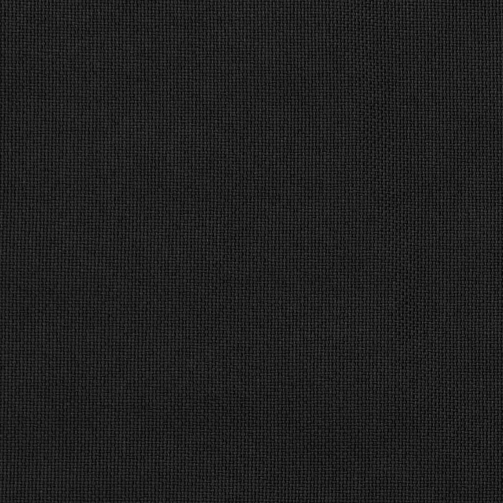 vidaXL Naktinės užuolaidos su kilputėmis, 2vnt., juodos, 140x225cm