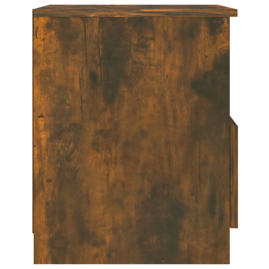 vidaXL Naktinė spintelė, dūminio ąžuolo, 40x40x50cm, apdirbta mediena