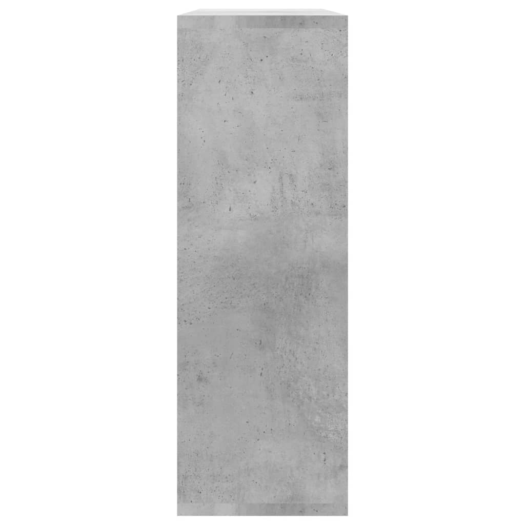 vidaXL Sieninės lentynos, betono pilkos spalvos, 104x20x58,5 cm, MDP