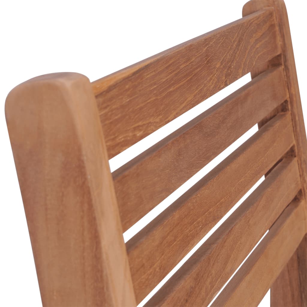 vidaXL Sudedamos sodo kėdės, 2 vnt., tikmedžio mediena