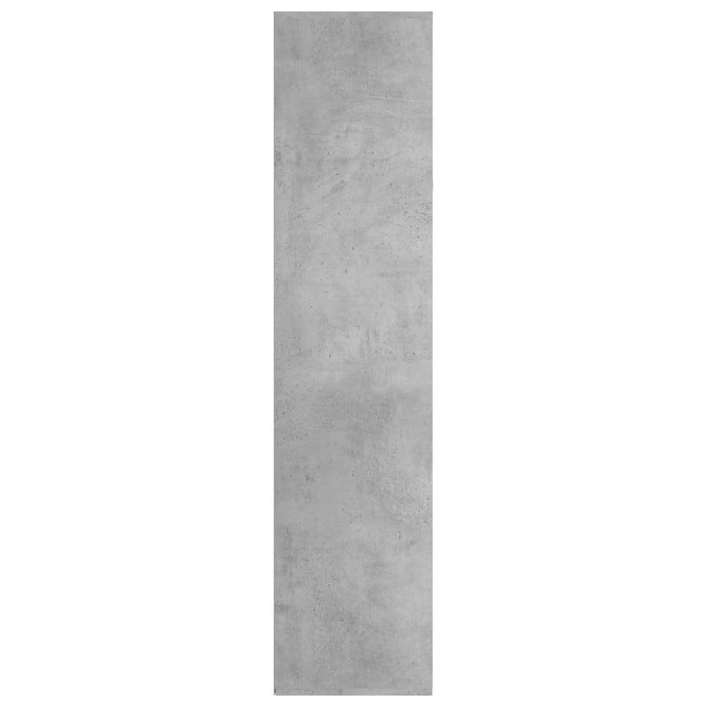 vidaXL Knygų/šoninė spintelė, betono pilkos spalvos, 66x30x130cm, MDP