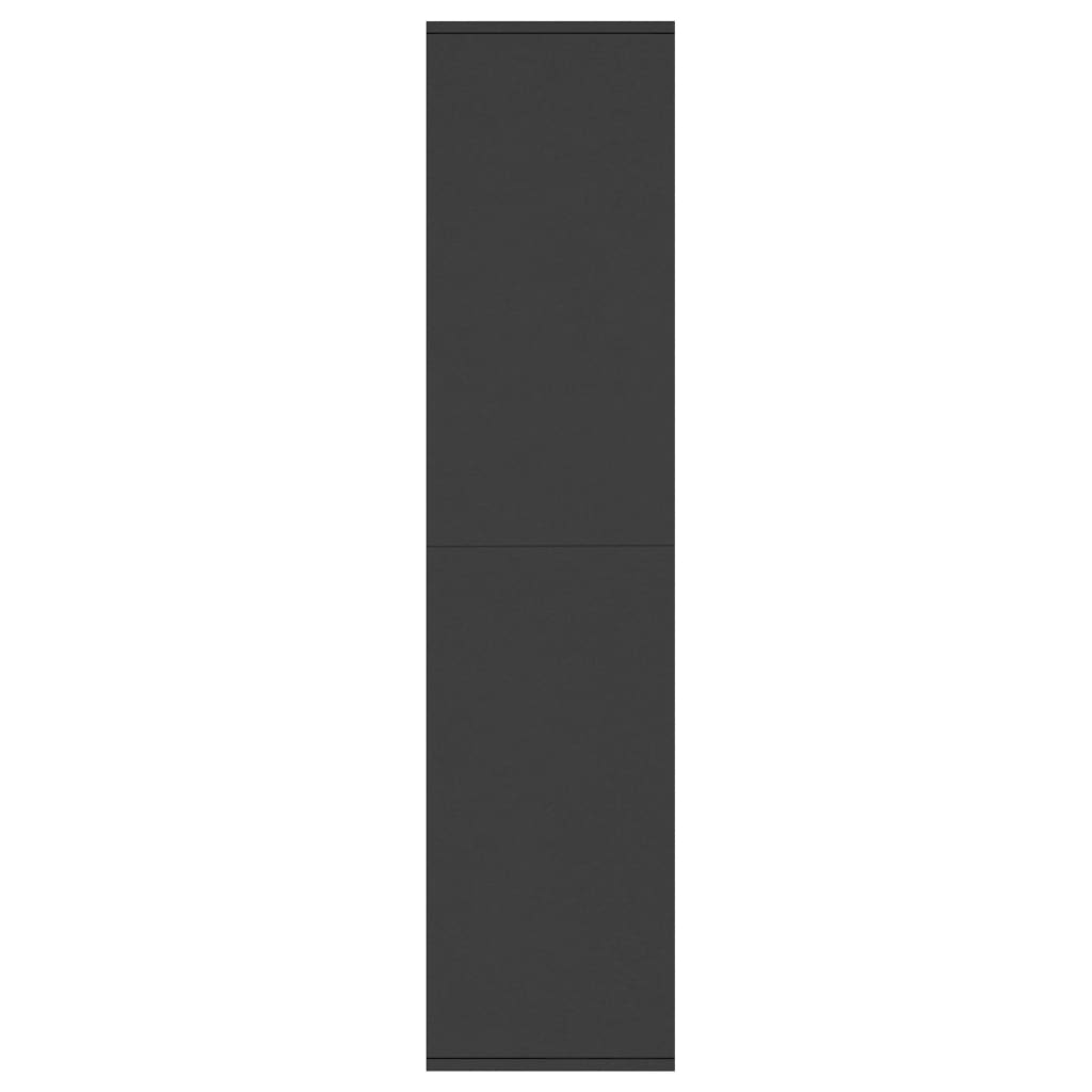 vidaXL Knygų/šoninė spintelė, pilkos spalvos, 66x30x130cm, MDP