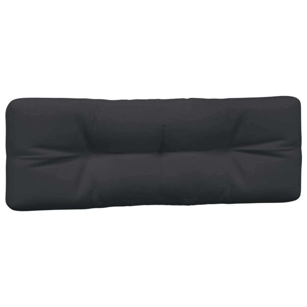 vidaXL Palečių pagalvėlės, 3vnt., juodos spalvos, audinys