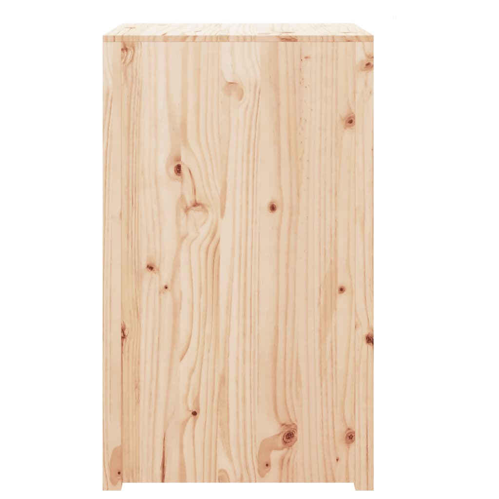vidaXL Lauko virtuvės spintelė, 55x55x92cm, pušies medienos masyvas