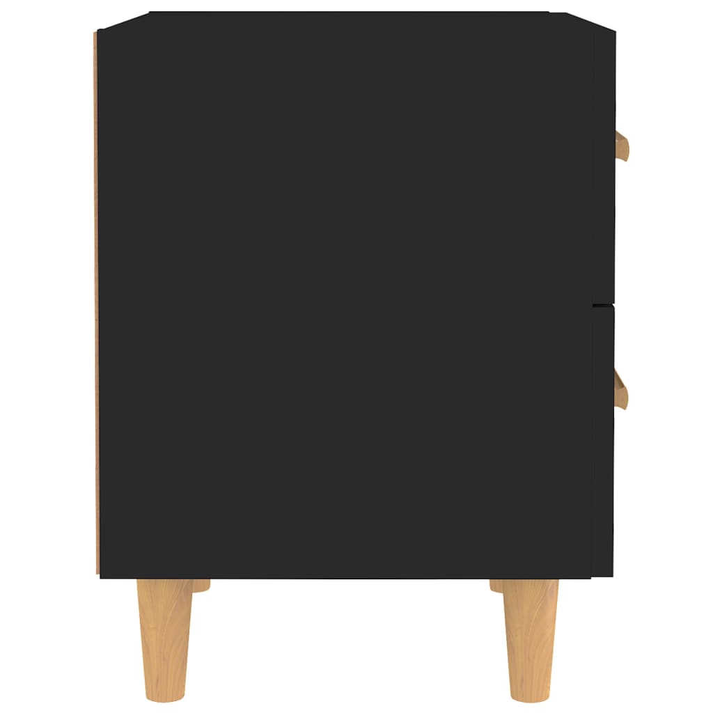 vidaXL Naktinė spintelė, juodos spalvos, 40x35x47,5cm