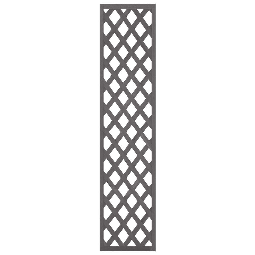 vidaXL Treliažo sienelė, pilkos spalvos, 40x170cm, WPC