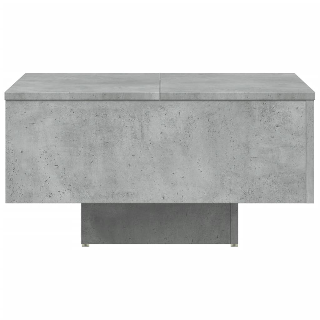 vidaXL Kavos staliukas, betono pilkos spalvos, 60x60x31,5cm, MDP