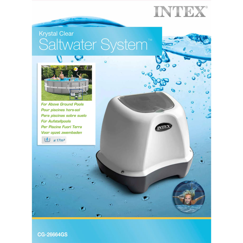 Intex Krystal Clear Sūraus vandens sistema, 12V