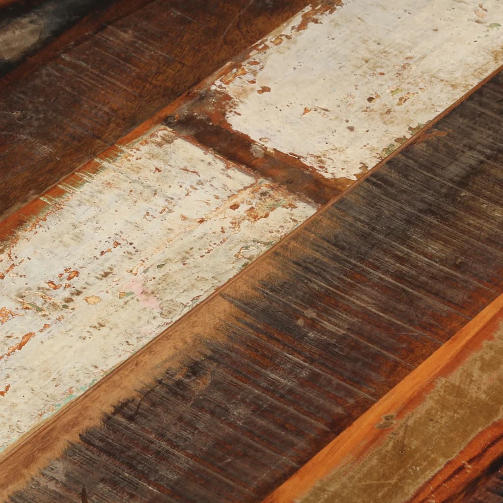 vidaXL Stalviršis, 70cm, medienos masyvas, 15-16mm, apskritas