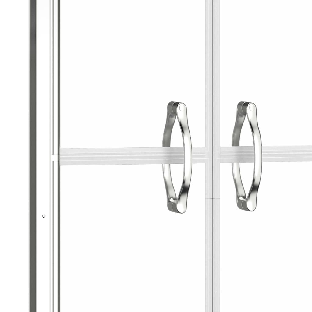 vidaXL Dušo durys, skaidrios, 91x190cm, ESG