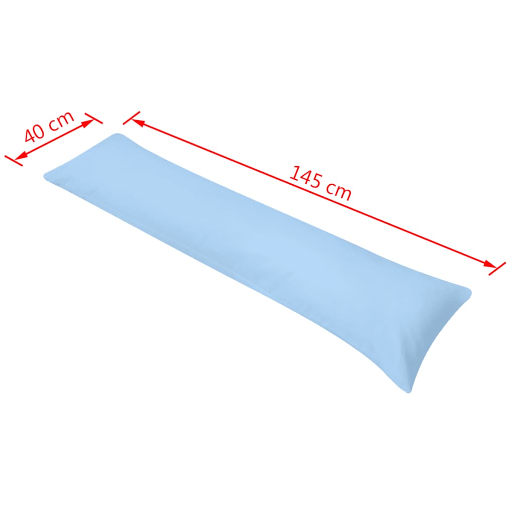 vidaXL Šoninė pagalvė kūnui, 40x145 cm, mėlyna