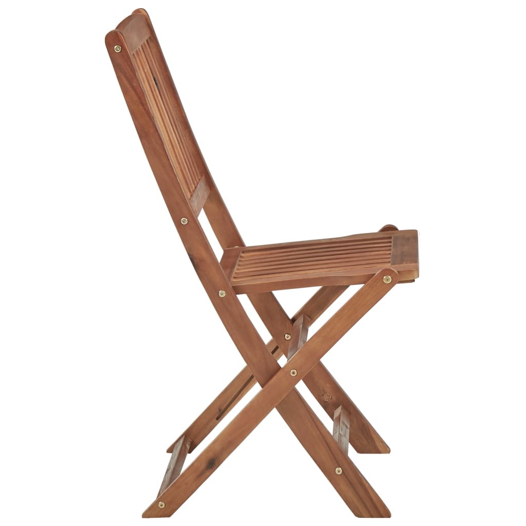 vidaXL Sulankstomos sodo kėdės, 6vnt., akacijos medienos masyvas