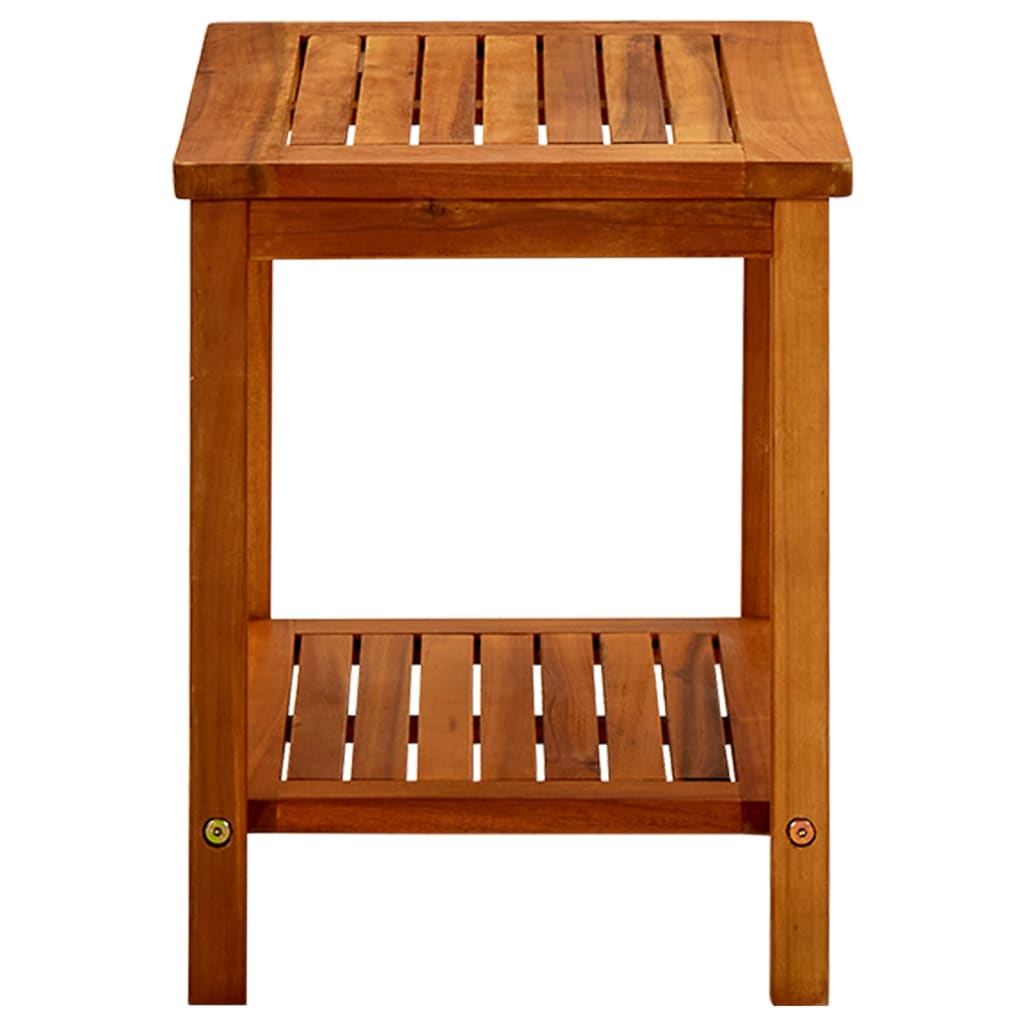 vidaXL Kavos staliukas, 50x35x45cm, akacijos medienos masyvas