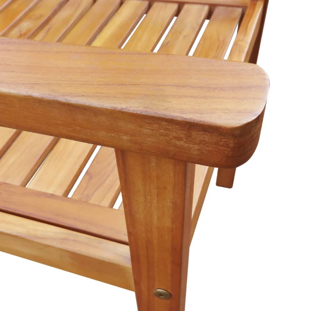vidaXL Sodo kėdės, 2 vnt., tvirta akacijos mediena, rudos
