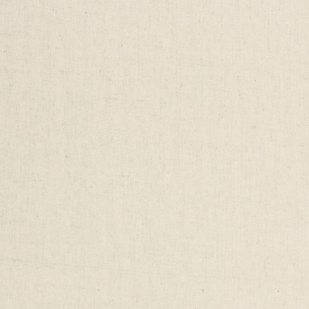 vidaXL Suoliukas, smėlio spalvos, 81,5x41x49cm, linas