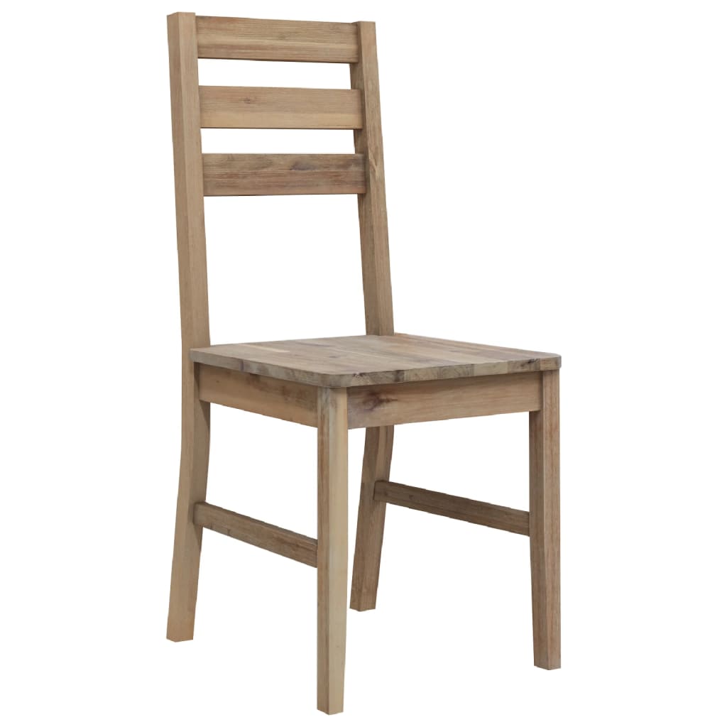 vidaXL Valgomojo kėdės, 4 vnt., akacijos medienos masyvas