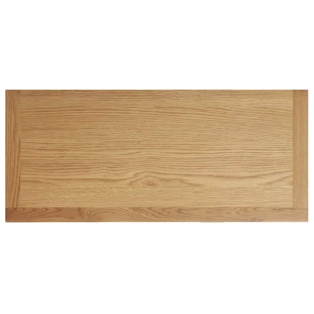 vidaXL Komoda su stalčiais, 80x35x75cm, ąžuolo medienos masyvas