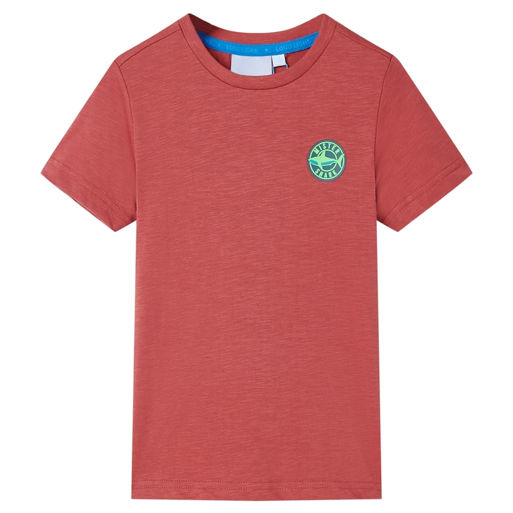 Vaikiški marškinėliai, paprikų spalvos, 92 dydžio